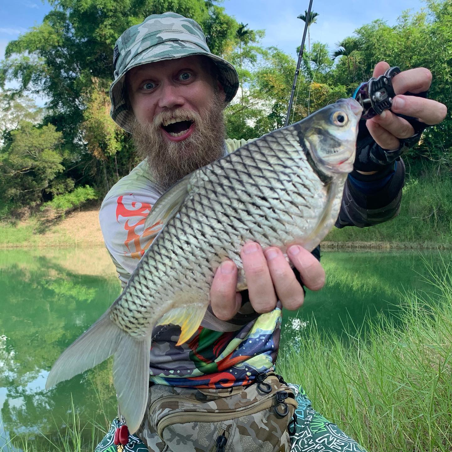 Вот это поимка! Вучанский лещ на микроджиг. Неожиданно. Новый вид пойман!!! What the catch! Wuchan bream on micro softbait. Suddenly. New specie caught!!!