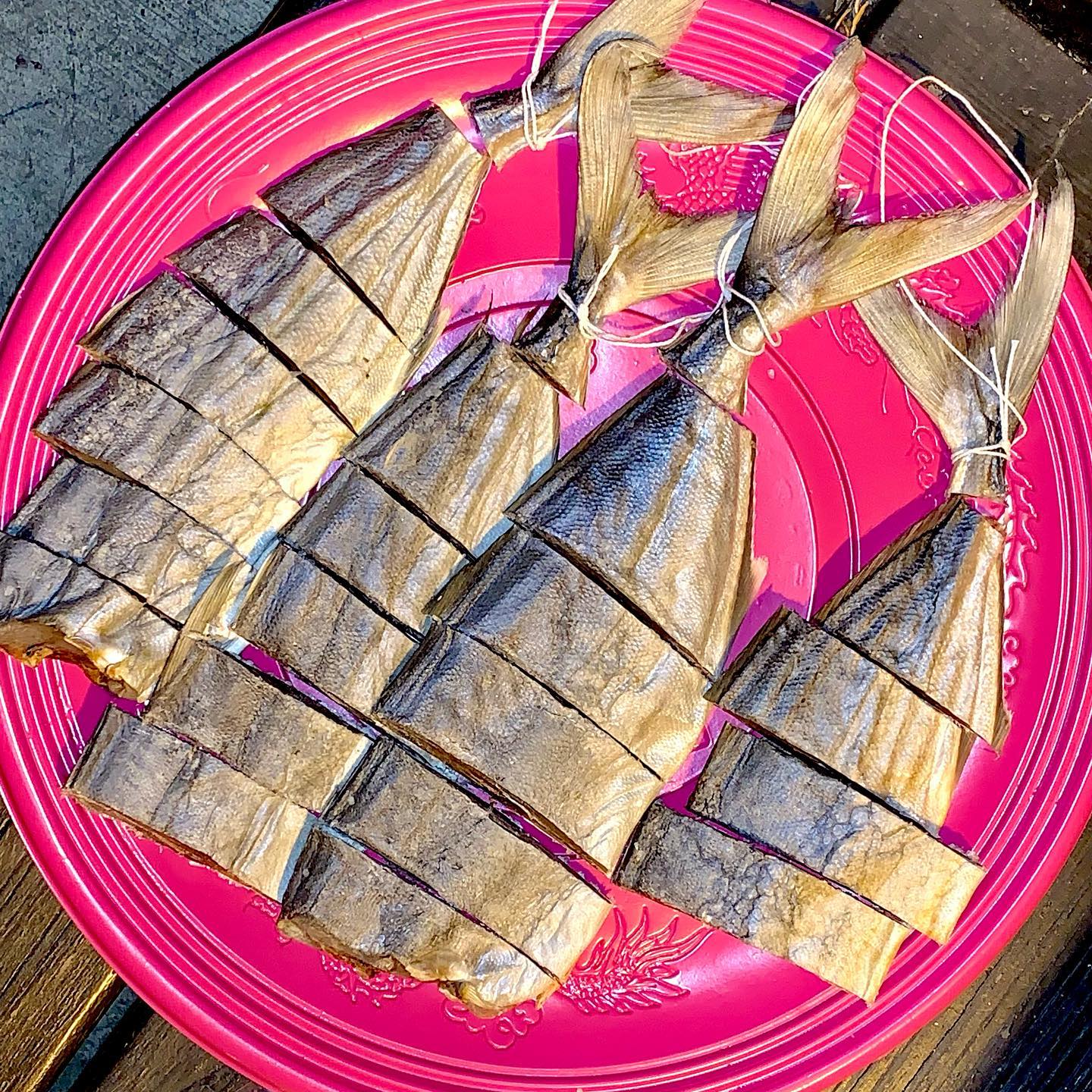Вяленный амберджек как нельзя лучше к новогоднему столу! Sundried amberjack good for New Year’s table!